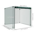 thumbnail image 3 of Outsunny 4' x 4' Plant Protection Tent Crop Cage with Door, Green, 3 of 10