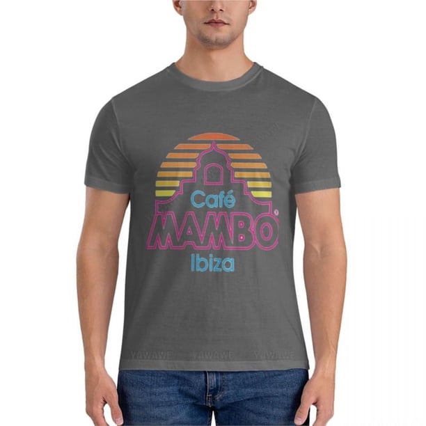 Camiseta clásica Cafe Mambo Ibiza ropa para hombres camisetas blancas para hombres camisetas para hombres Camiseta de algodón para hombres