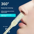 thumbnail image 2 of Soumake 4Pcs Nose Hair Trimmer Dual-Side Blades Nostril Hair Remover Tool Rotating Nose Hair Cutter for Men Women Manual Nasal Hair Cutter, 2 of 7