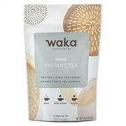 Waka Premium Instant Tea  Unsweetened Concentrated Black Tea Powder Kenyan  100% Tea Leaves  4.5 oz Bulk Bag For Hot or Iced Tea