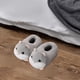 thumbnail image 3 of Divertidas pantuflas cálidas de acogedoras sin cordones con forma de animales para , el dormitorio, , las mujeres y los hombres 35-43 Gris Fernando pantuflas peludas, 3 of 8