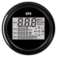 thumbnail image 1 of 85mm Digital Boat Motorcycle Car Speedometer Gau 0~999 Knots MPH Km/h Adjustable GPS Speed Gau With Backlight +GPS Sensor ,High Precision, 1 of 7