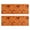 Halloween Spooky Icons, variant on Kitchen Rugs Sets Of 2,Halloween Spider Webs Anti Fatigue Kitchen Mat Rugs Non Slip Washable,Decorative Kitchen Floor Mats for Kitchen,Sink,Laundry,17"X47"