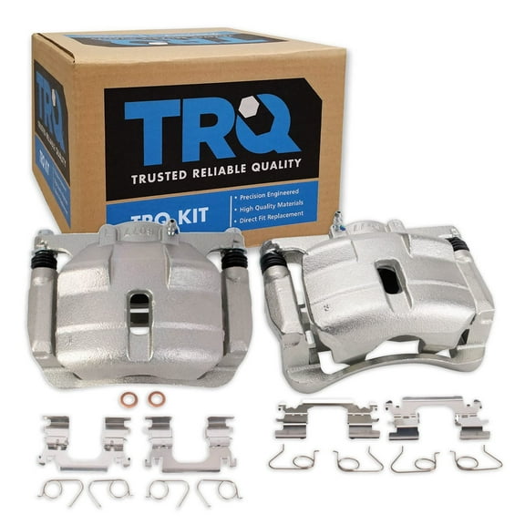 TRQ Front Brake Caliper Set Compatible with 2014-2018 Nissan Rogue
