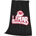 thumbnail image 2 of Lamar University Blanket Large Luxury Fleece Soft Anti-Static Anti-Pilling Flannel Bed Blanket, 2 of 5