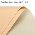 thumbnail image 2 of Unique Bargains Double Sided Color Flower Wrapping Paper Melon+Cool Brown 22.8'x22.8' Waterproof 10 Pack, 2 of 5
