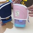 thumbnail image 6 of Standing Pencil Case Pouches, Cute Stand up Pencil Pouch, Telescopic Pen Pouch, Portable Pencil Holder, Pencil Pouch Bag for Classroom School Office Supplies, 6 of 6