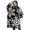 Black Christmas Snowflake, variant on Oversized Wearable Blanket Hoodie,Black Christmas Snowflake Pattern Sherpa Blanket Hoodie with Super Pockets,Super Warm Fuzzy Pullover for Women & Men