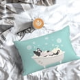 thumbnail image 5 of Sikiie French Bulldog Taking a Bath Pillow Covers, Throw Pillow Case Cushion Covers,Cushion for Bedroom,Couch,Home-20"x30", 5 of 6