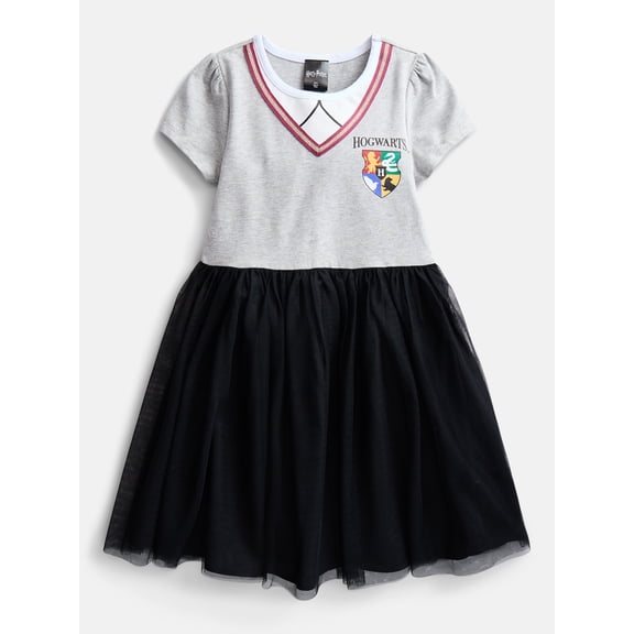 Harry Potter Girls and Big Girls Preppy Shirt Dress, Sizes 4-16