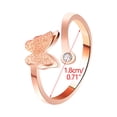 thumbnail image 2 of Fiudx Anillo Esmerilado, Elegante Diseño de Doble Capa, Estilo Creativo de Apertura de Diamante, Atractivo Material de Aleación, Perfecto para Ocasiones Especiales, Regalo para Amigos, Agregar a La C, 2 of 6