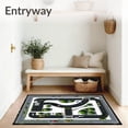 thumbnail image 3 of ODIKA 8'x10' Machine Washable Non-Slip Area Rug, Car for Nursery Room High Traffic Rug with Pad, Gray, 90009, 3 of 8