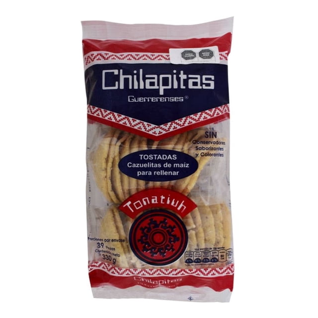 Tostadas Chilapitas Guerrerenses Guerrerenses cazuelitas 39 pzas