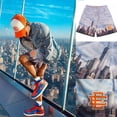 thumbnail image 2 of Pantalones cortos de ejercicio para hombre y mujer, shorts masculinos de estilo clásico informal, ideal para el verano, 2024red MDH, 2 of 2