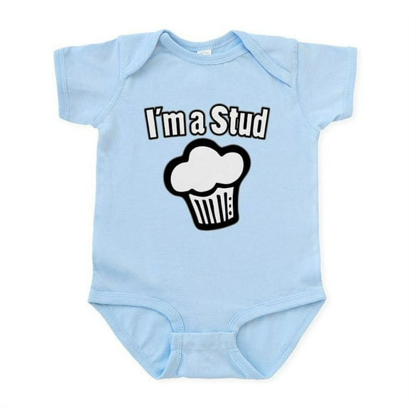 CafePress - I'm A Stud Muffin Infant Bodysuit - Baby Light Bodysuit, Size Newborn - 24 Months