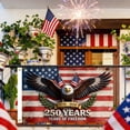 thumbnail image 5 of USA 250th Anniversary Flag 3x5 FT C, 250 Years of Freedom American Flag for Outside 4th of July Decorations Yard Decor, 5 of 6