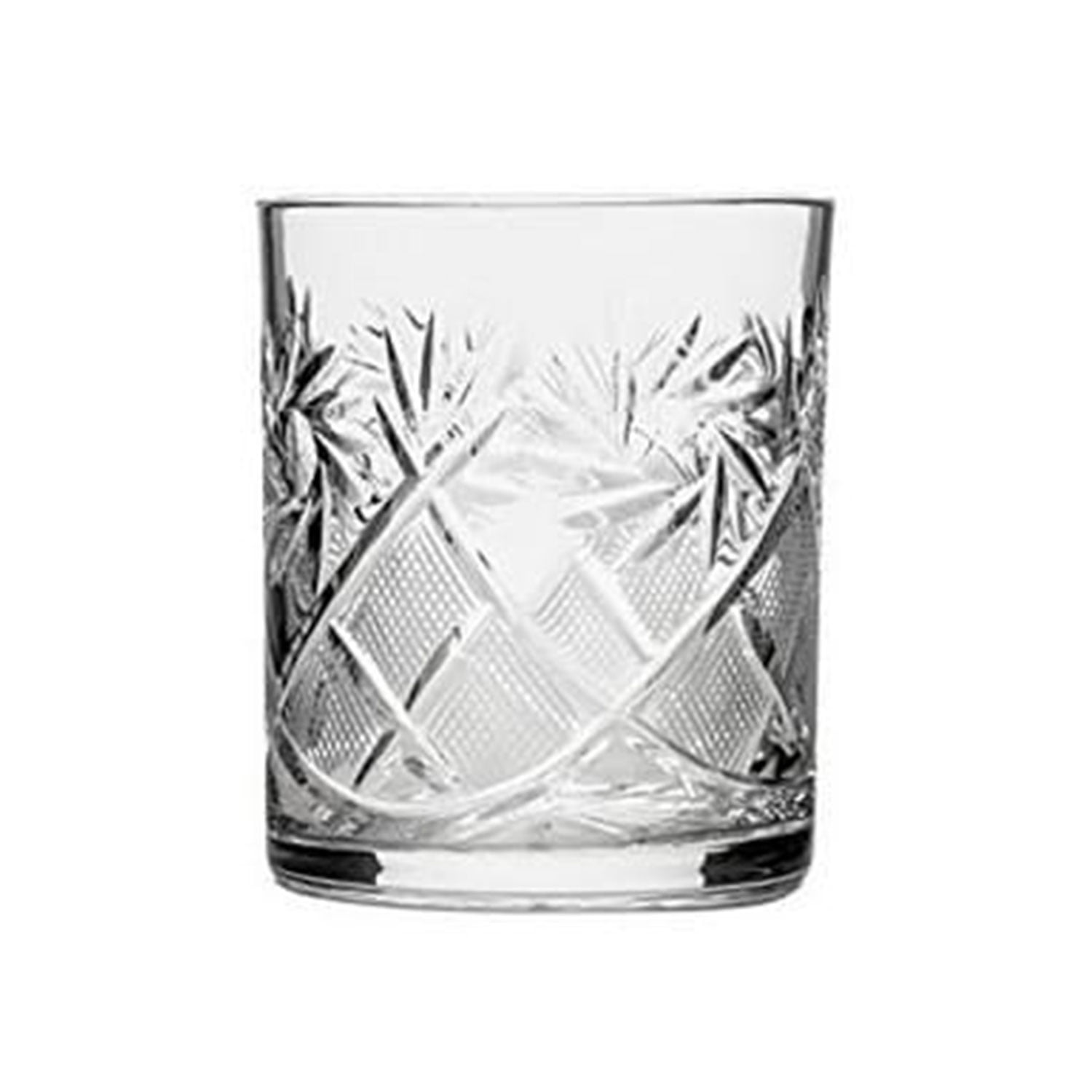 Set Of 6 Crystal Whiskey Glassware Set 11 Oz Glasses