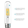 thumbnail image 4 of Luxrite T10 LED Bulb, 5W=60W Equivalent, 4000K Cool White, Vintage Bulb, 500 Lumens, Damp Rated, UL Listed, E26 6 Pack, 4 of 7