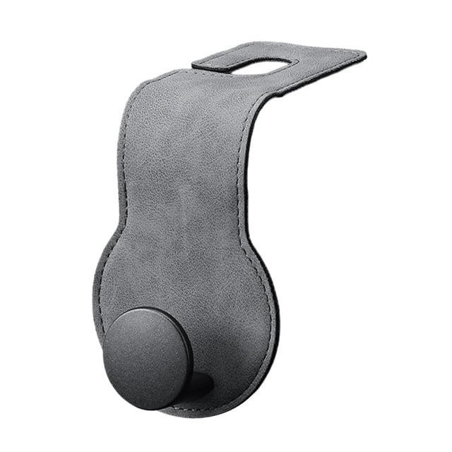 Gancho para colgar en el asiento trasero del coche, multiusos, para accesorios de coche Gris