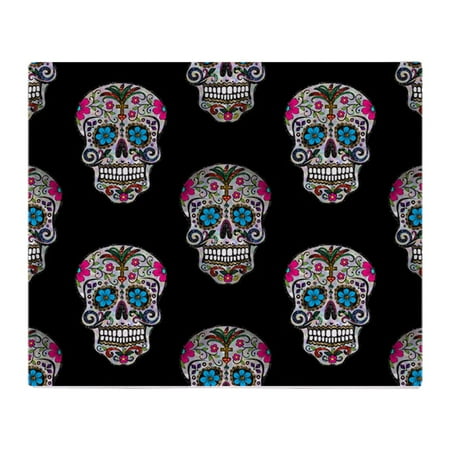 Logo Embroidered Stadium Blanket CafePress - Sequin Sugar Skulls - Soft Fleece Throw Blanket, 50