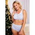 thumbnail image 5 of Comfort Choice Women's Plus Size 3-Pack Wireless Light Support Cotton Bra, 5 of 6