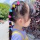 thumbnail image 5 of 100 pinzas para el pelo pequeñas para niñas pequeñas, accesorios para el cabello con flores, pasadores para niñas de la escuela, niños y adolescentes con 1000 cintas para el pelo desechables gratis, 5 of 5