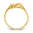thumbnail image 2 of Real 14kt Yellow Gold VS Diamond heart Ring Size: 6; for Adults and Teens; for Women and Men, 2 of 5