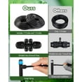 thumbnail image 3 of RUNACC Drip Irrigation Kit, 95.5FT Garden Watering System for Lawns Vegetable Plots Flower Beds, with 1/2" 1/4" Blank Distribution Tubing, 3 of 8