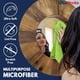 thumbnail image 3 of USANOOKS Microfiber Cleaning Cloth Light Green - 12 Pcs 12.5"x12.5" - High Performance - 1200 Washes, Ultra Absorbent Towels Weave Grime & Liquid for Streak-Free Mirror Shine - Car Washing Cloth, 3 of 6