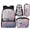 Cherry Blossom Blue Butterfly, variant on Yspwyqan Kids Backpack Set with Lunch Box Pencil Case Water Bottle Bag, Aztec Tribal Sunflower Horse Double Zipper Lightweight Bags Fits 14" Laptop for Elementary Middle School