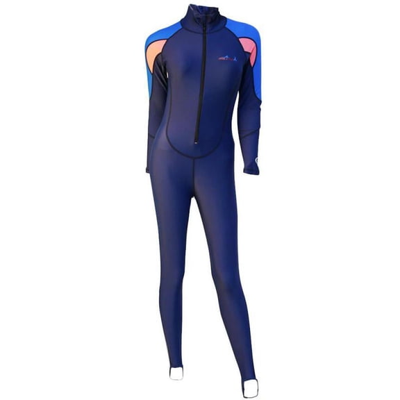 Long Sleeved Scuba Diving Costume with Sunscreen for Women Men - Pink for Women, M
