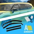 thumbnail image 5 of AEROGUYS In-Channel Window Deflectors Extra Durable Window Visors Rain Guards Fit for Toyota Highlander 2020-2026, Sun Visors, Wind Vent Visors, Car Accessories - 4 pcs. AG0738, 5 of 9