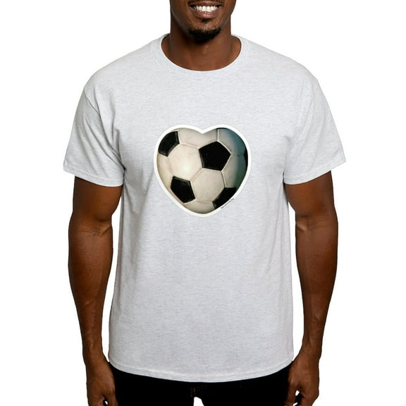 CafePress - Soccer Love Light T Shirt - Men's Classic Graphic T-Shirt