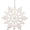 White, variant on 24pcs 4inch Blue Plastic Snowflake Ornaments Tiny Sparkling Iridescent Glitter Snowflake Ornaments on String Hanger for Decorating,Chirstmass Tree,Crafting and Embellishing