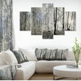 thumbnail image 1 of Design Art - Matin Sombre dans la Forêt Panorama, 1 of 3