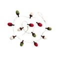 thumbnail image 4 of Mini bolas navideñas con cadena, pequeños colgantes navideños, bolas decorativas navideñas para decoración festiva de bodas, porches y patios 1 metro, 4 of 8