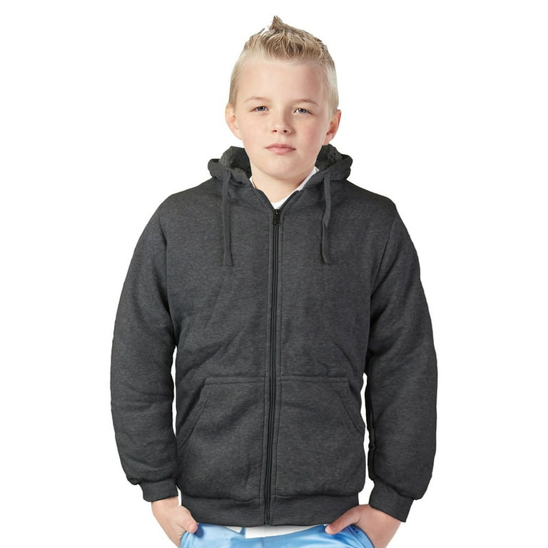 Boys Fleece Zip-Up Hoodie