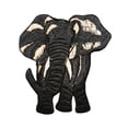 thumbnail image 2 of Cool Black Panther Eyes Patch – Embroidered Iron-On, Wild Animal Nature Design 2 of 2
