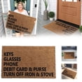 thumbnail image 3 of Coir Doormat Funny Indoor Mats for Front Door Front Entrance Rugs Indoor Carpets for Entryway Welcome Doormat Outdoor Entrance Mat for Outside Entry Way Doormat, Non Slip Back Low Profile, 24x35 Inch, 3 of 7