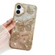 thumbnail image 1 of Compatible con iPhone 16, linda funda 3D de mariposa con purpurina brillante, carcasa de lujo para mujeres y niñas, protección para cámara, parachoques de 6.1 pulgadas, color rosa., 1 of 6