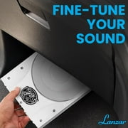 Lanzar Waterproof 1000W Slim Marine Subwoofer, 3 in, White