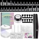 thumbnail image 1 of Kit de gel adhesivo y puntas para uñas de los pies SAVILAND, 500 unidades, gel transparente, 1 of 7