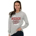 thumbnail image 3 of Wisconsin America Dairyland Map Shape Long Sleeve TShirt Men Women Brisco Brands M, 3 of 6