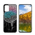 thumbnail image 1 of Compatible with LG Q52 Phone Case, Brain-Art-30 Case Men Women, Flexible Silicone Shockproof Case for LG Q52, 1 of 1