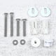 thumbnail image 3 of Toilet Seat Fittings,universal Toilet Seats Screws And Bolts Toilet Seat Hinges Bolt Nut Expanding Rubber Top Nuts Screws Toilet Seat Fixing Kit, 3 of 5