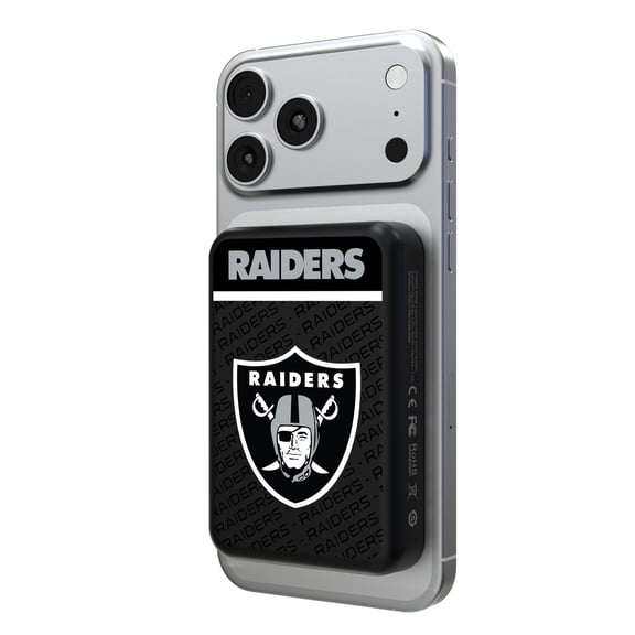 Las Vegas Raiders Endzone Plus Wireless Power Bank