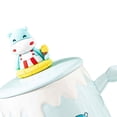 thumbnail image 3 of Taza de cerámica de 350ml, cuchara con forma de corazón para niña, taza con tapa, taza de café creativa para desayuno en el hogar de gran capacidad con dibujos animados, 3 of 5