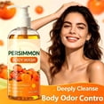thumbnail image 4 of Persimmon Body Wash for Old People Smell - Shower Gel for Men and Women Gentle Daily Cleansing Body Care Odor Control Pump Bottle Large Capacity for All Skin Types Travel Home Use Makeup Organizers, 4 of 8