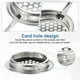 thumbnail image 5 of Uxcell Paquete de 10 Respiraderos Circulares de Soffit, 29mm/1.14 Pulgadas Respiraderos Redondos de Acero Inoxidable con Rejilla para Baño Hogar/ Oficina/Cocina/Armario/Guardarropa [Plateado], 5 of 7