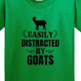 thumbnail image 4 of Inktastic Easily Distracted by Goats Youth T-Shirt, 4 of 5